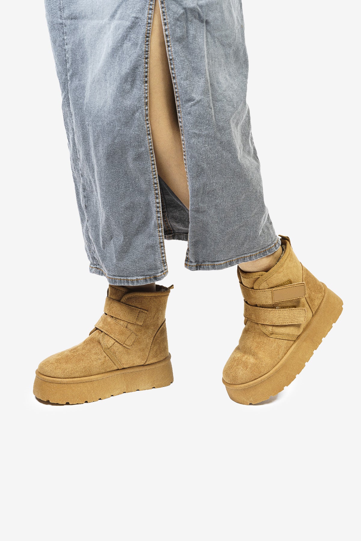 Botín Mujer Camel Ayla Thunder Blue Thunder Blue